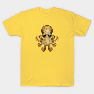 Cute Brown Baby Octopus T-Shirt